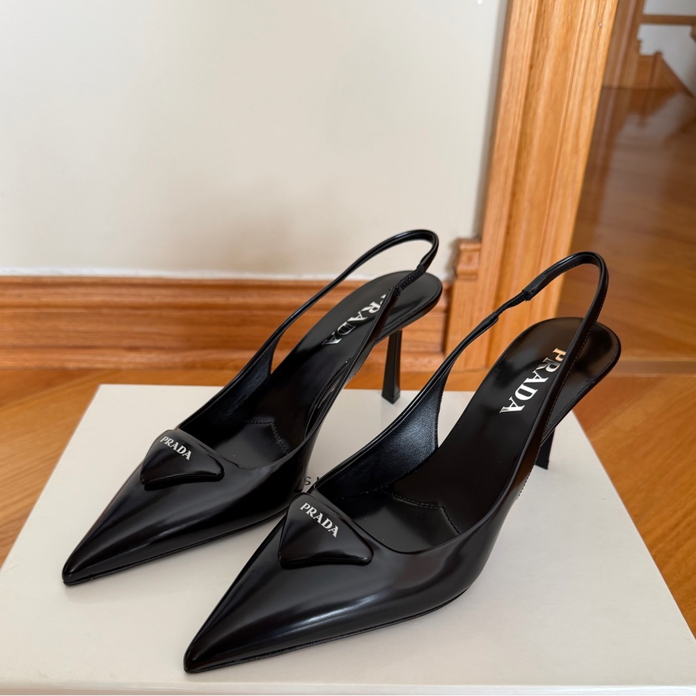 Authentic Prada Pointed Slingbacks
